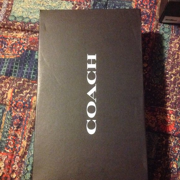 Coach Men's Graham Brown Leather Derby Shoes - 11D- New in Box - Picture 10 of 10